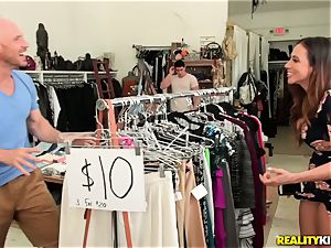 cougar torn up at a apparel store